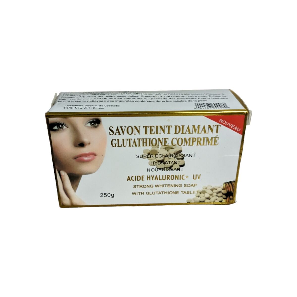GLUTATHIONE COMPRIME WHITENINIG SOAP 250G